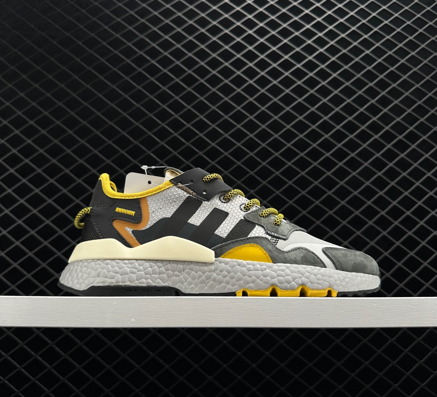 Adidas Originals Nite Jogger Gray Yellow GY0019 - Unique Style and Comfort