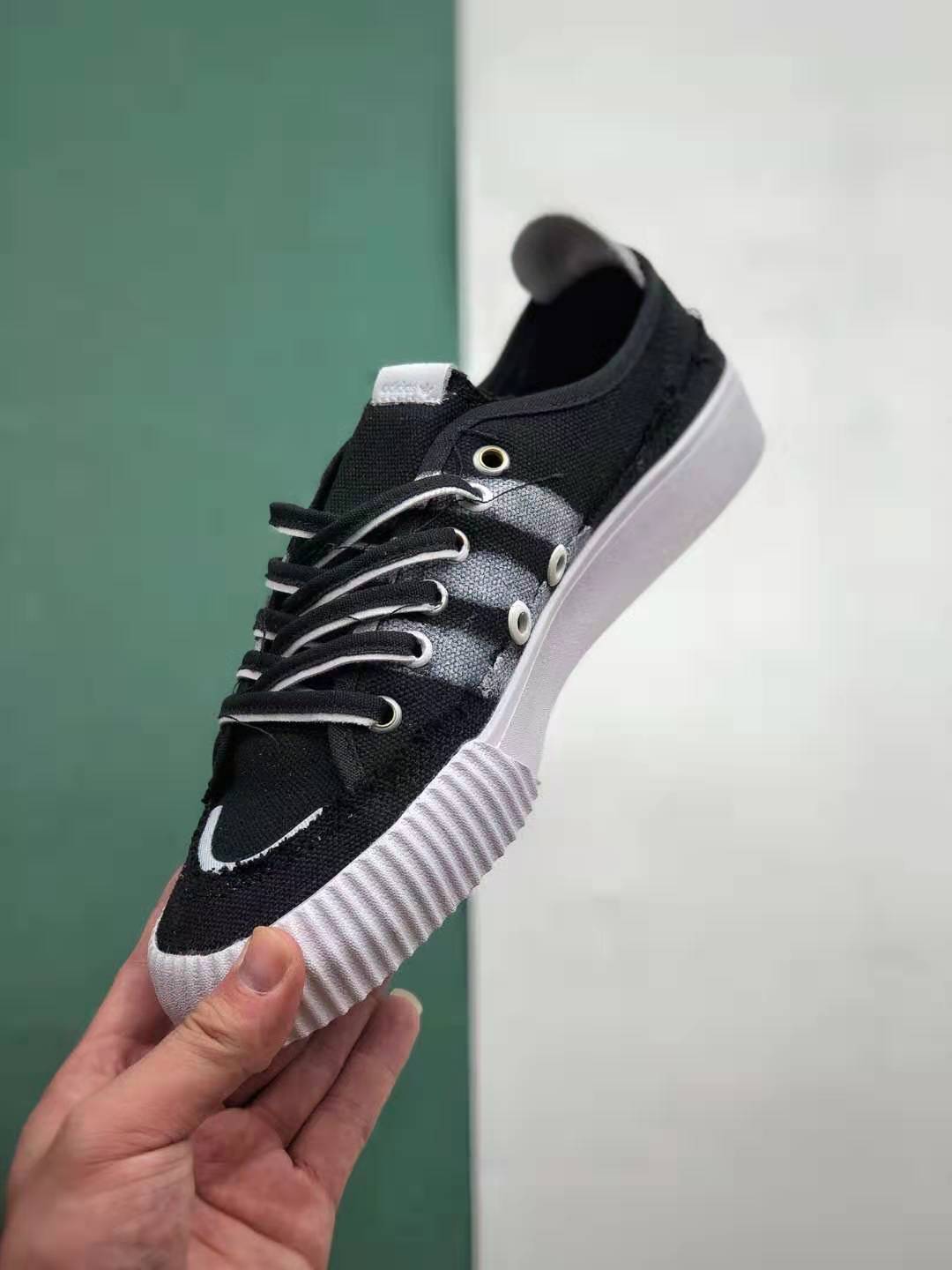 Donald Glover x Adidas Nizza Black - Sleek and Stylish Fashion Collaboration Donald Glover x Adidas Nizza Black - Sleek and Stylish Fashion Collaboration