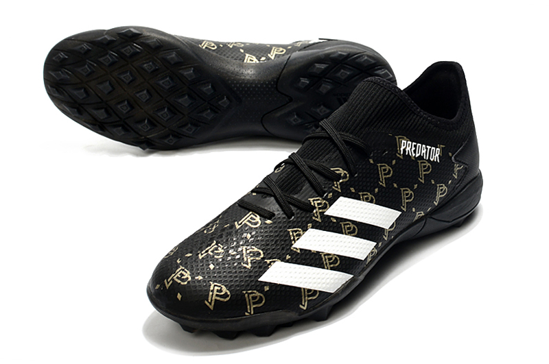 Adidas Predator 20.3 L TF Black Gold White - Ultimate Soccer Cleats Adidas Predator 20.3 L TF Black Gold White - Ultimate Soccer Cleats