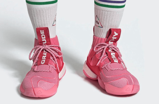 Adidas Pharrell x Crazy BYW X 'Hyper Pink' EG7723 - Vibrant Pink Sneakers Adidas Pharrell x Crazy BYW X 'Hyper Pink' EG7723 - Vibrant Pink Sneakers