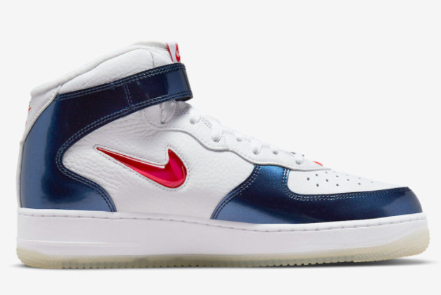 Nike Air Force 1 Mid 'Independence Day' White/Varsity Red-Midnight Navy DH5623-101 - Stylish and patriotic sneakers Nike Air Force 1 Mid 'Independence Day' White/Varsity Red-Midnight Navy DH5623-101 - Stylish and patriotic sneakers