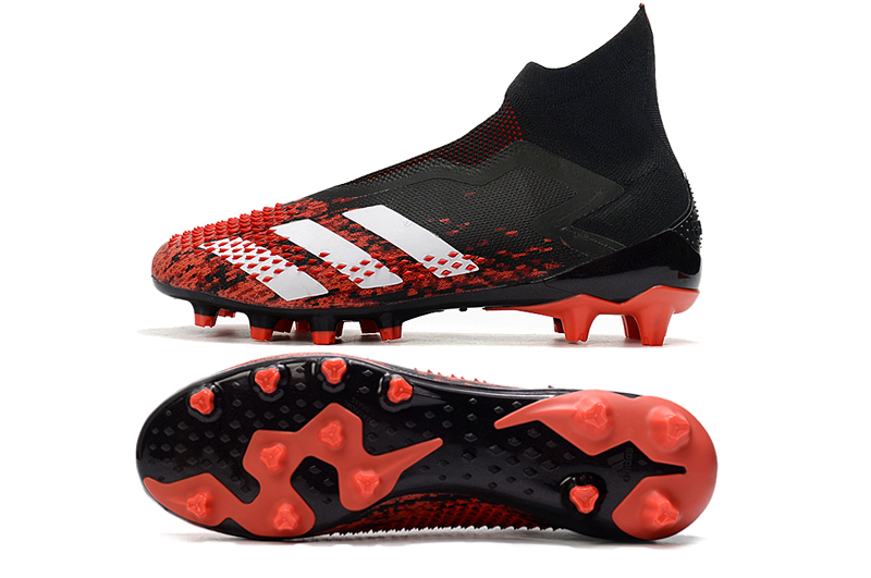 Adidas Predator Mutator 20+ Ag Black White Red Football Shoes - FV3193