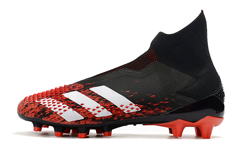 Adidas Predator Mutator 20+ Ag Black White Red Football Shoes - FV3193