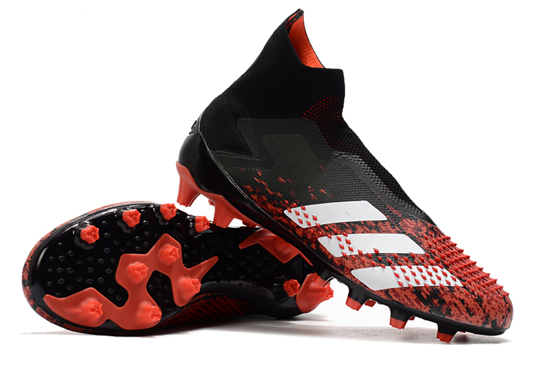 Adidas Predator Mutator 20+ Ag Black White Red Football Shoes - FV3193