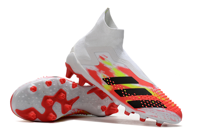 Adidas Predator Mutator 20+ Ag Black White Red Football Shoes - FV3193