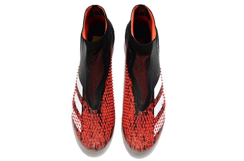 Adidas Predator Mutator 20+ Ag Black White Red Football Shoes - FV3193