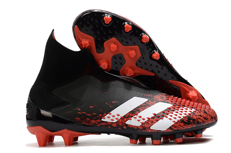 Adidas Predator Mutator 20+ Ag Black White Red Football Shoes - FV3193