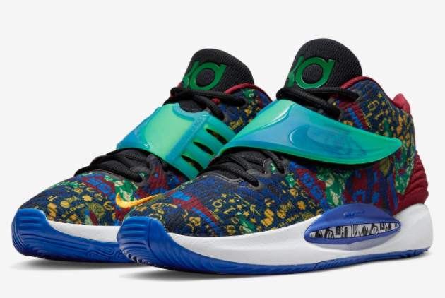 Nike KD 14 'Ky-D' Black/Multicolor DC9382-500 - Premium Performance & Style Nike KD 14 'Ky-D' Black/Multicolor DC9382-500 - Premium Performance & Style