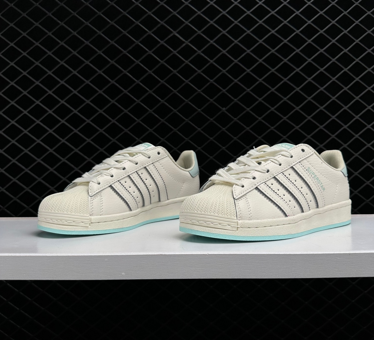 Adidas Originals Superstar White Blue HR046 - Stylish and Iconic Sneakers Adidas Originals Superstar White Blue HR046 - Stylish and Iconic Sneakers
