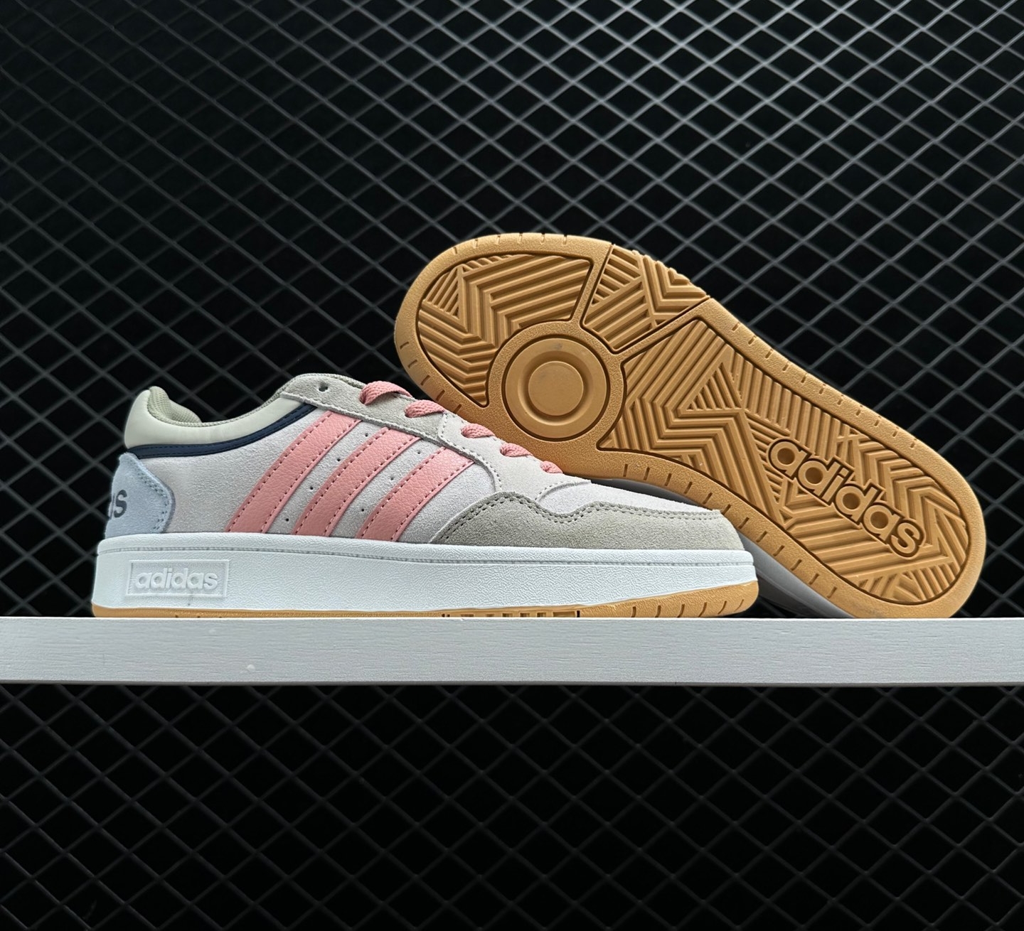 Adidas Neo Hoops 3.0 Basketball Shoes - Cream White Pink HP6901 | Shop Online Now Adidas Neo Hoops 3.0 Basketball Shoes - Cream White Pink HP6901 | Shop Online Now
