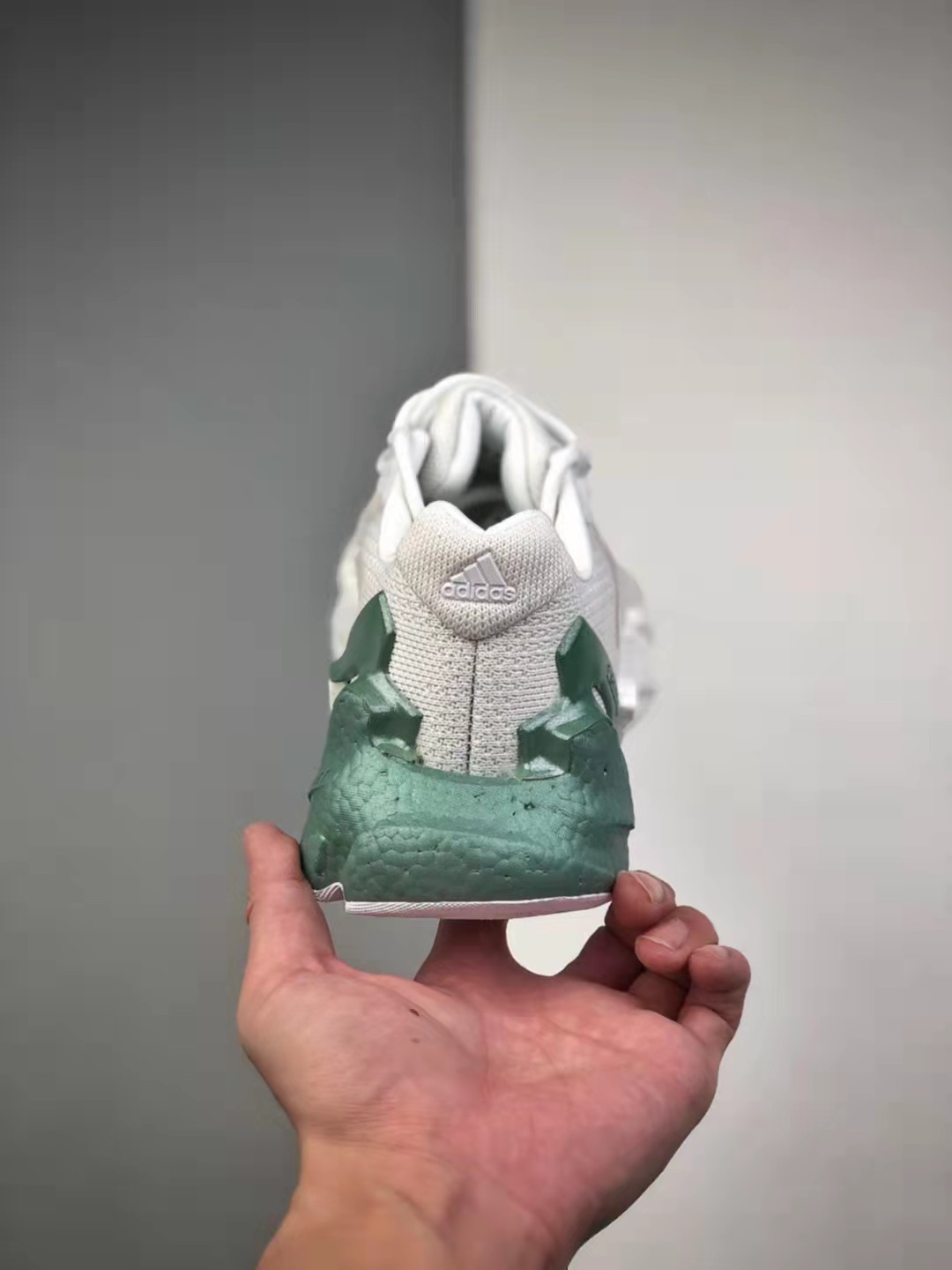 Adidas X9000L4 White Metallic Green GX3486 - Stylish Athletic Footwear