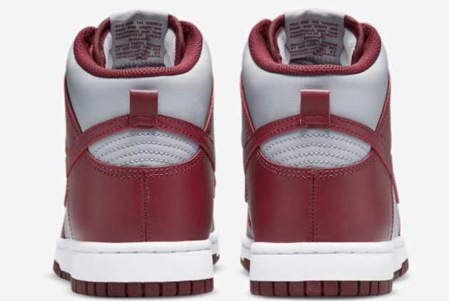 Nike Dunk High 'Dark Beetroot' Sneakers - Dark Beetroot/Dark Beetroot-Wolf Grey Nike Dunk High 'Dark Beetroot' Sneakers - Dark Beetroot/Dark Beetroot-Wolf Grey