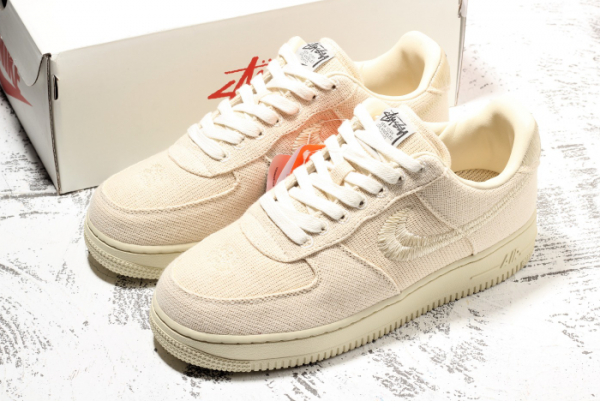 Stussy x Nike Air Force 1 Low Beige CZ9087-200 - Limited Edition Collaboration Footwear Stussy x Nike Air Force 1 Low Beige CZ9087-200 - Limited Edition Collaboration Footwear