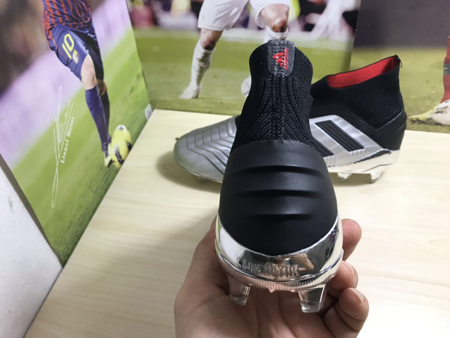 Adidas Predator 19+ FG Silver Metallic F35611 - Top Performance Football Boots Adidas Predator 19+ FG Silver Metallic F35611 - Top Performance Football Boots