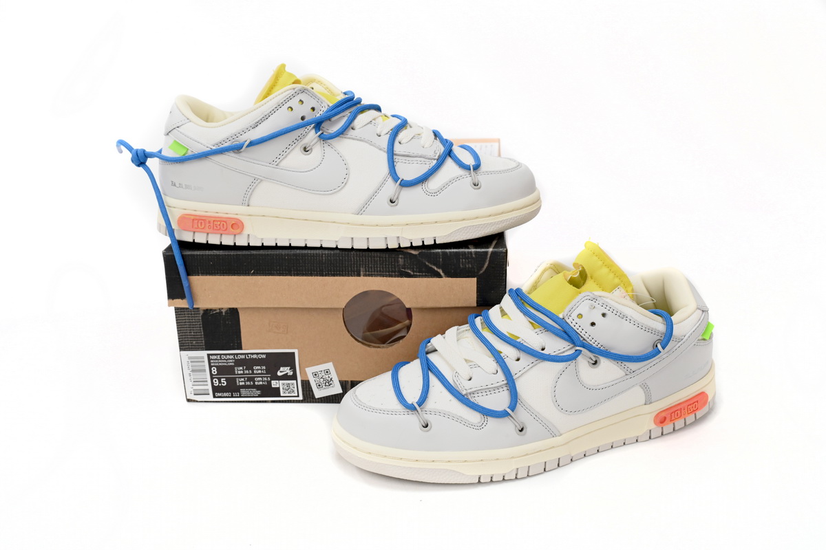 Nike Off-White X Dunk Low 'Lot 10 Of 50' DM1602-112 - Limited Edition Sneakers