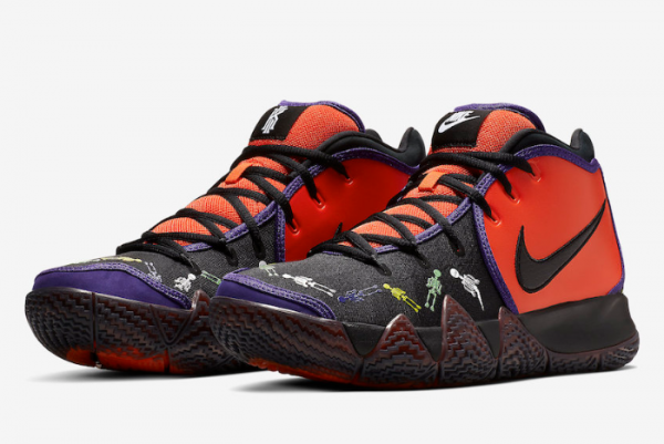 Nike Kyrie 4 'Day of the Dead' CI0278-800 - Limited Edition Sneakers for Basketball Enthusiasts Nike Kyrie 4 'Day of the Dead' CI0278-800 - Limited Edition Sneakers for Basketball Enthusiasts