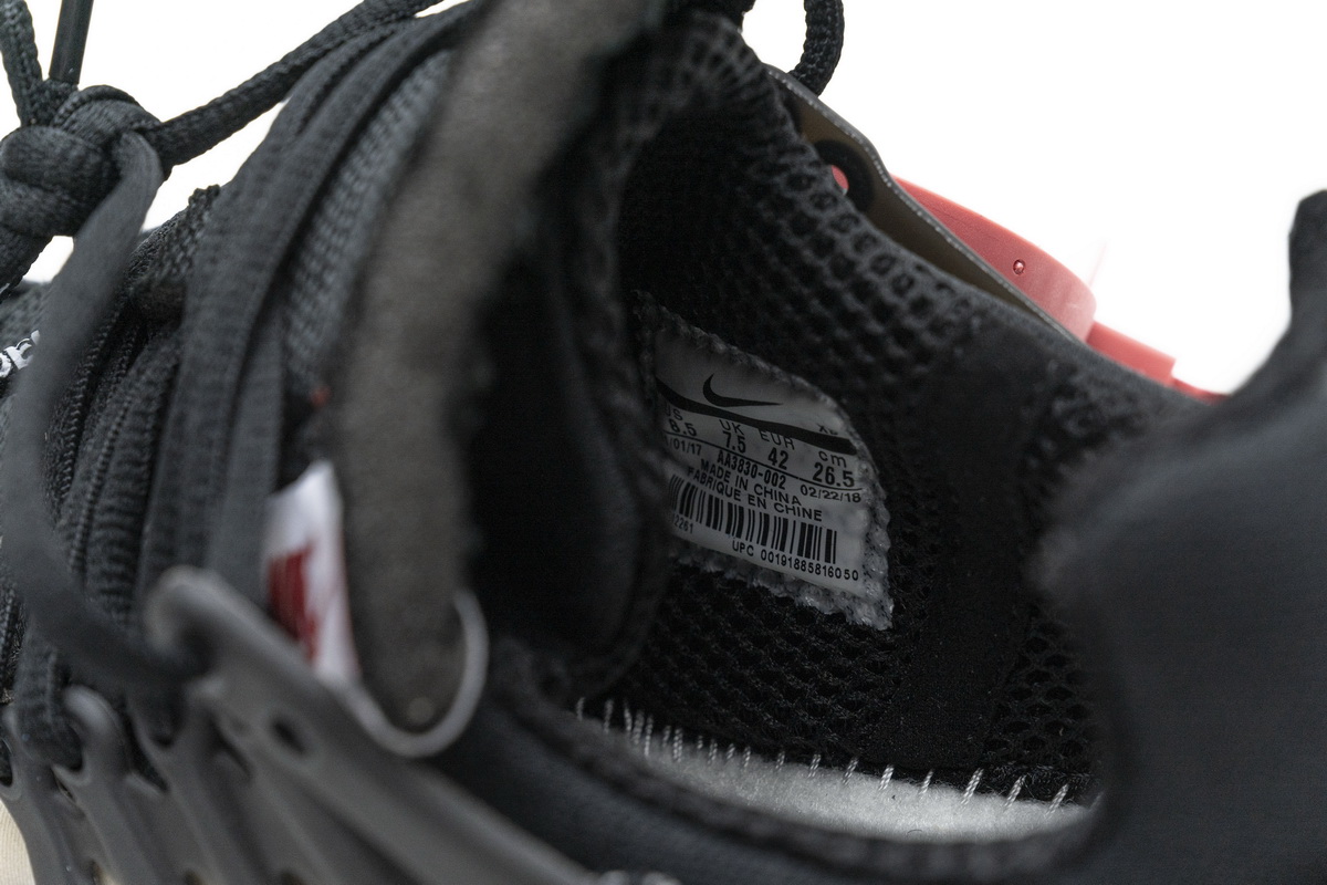 Nike Off-White X Air Presto 'Black' AA3830-002: Limited Edition Sneaker | Shop Now Nike Off-White X Air Presto 'Black' AA3830-002: Limited Edition Sneaker | Shop Now