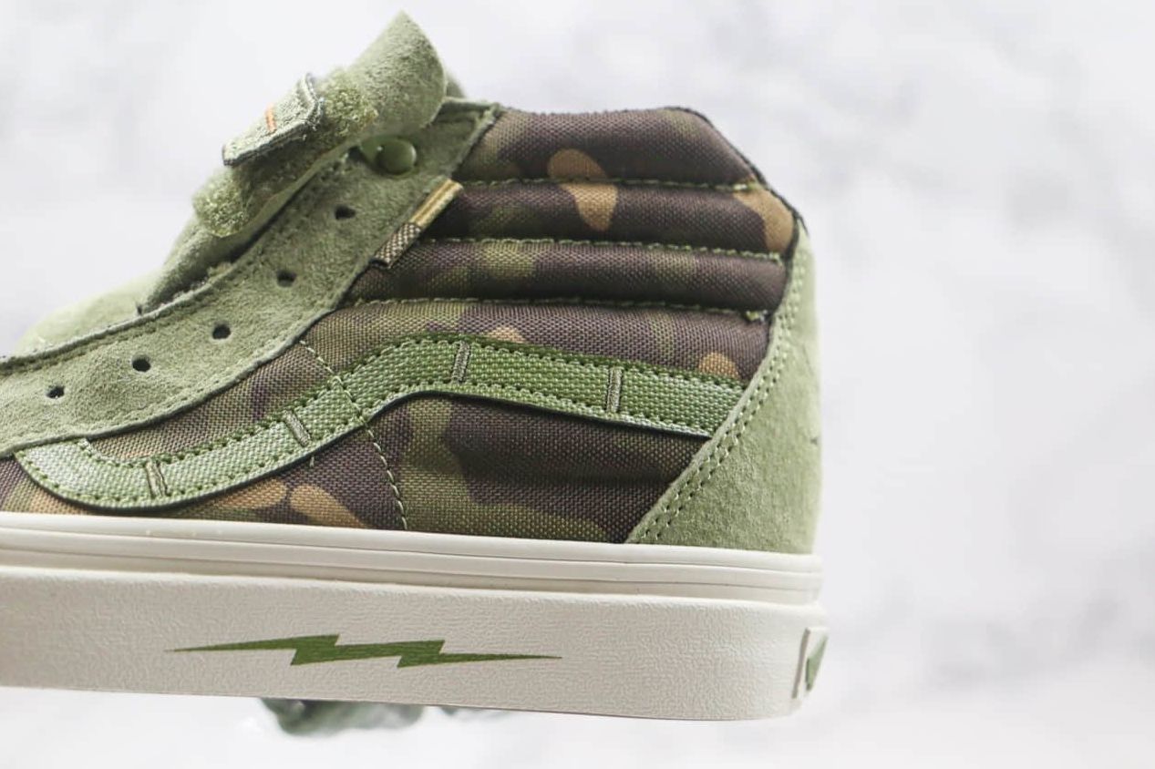 Vans DEFCON x Sk8-Hi Notchback Pro 'Jungle' – Limited Edition High-Top Sneakers Vans DEFCON x Sk8-Hi Notchback Pro 'Jungle' – Limited Edition High-Top Sneakers