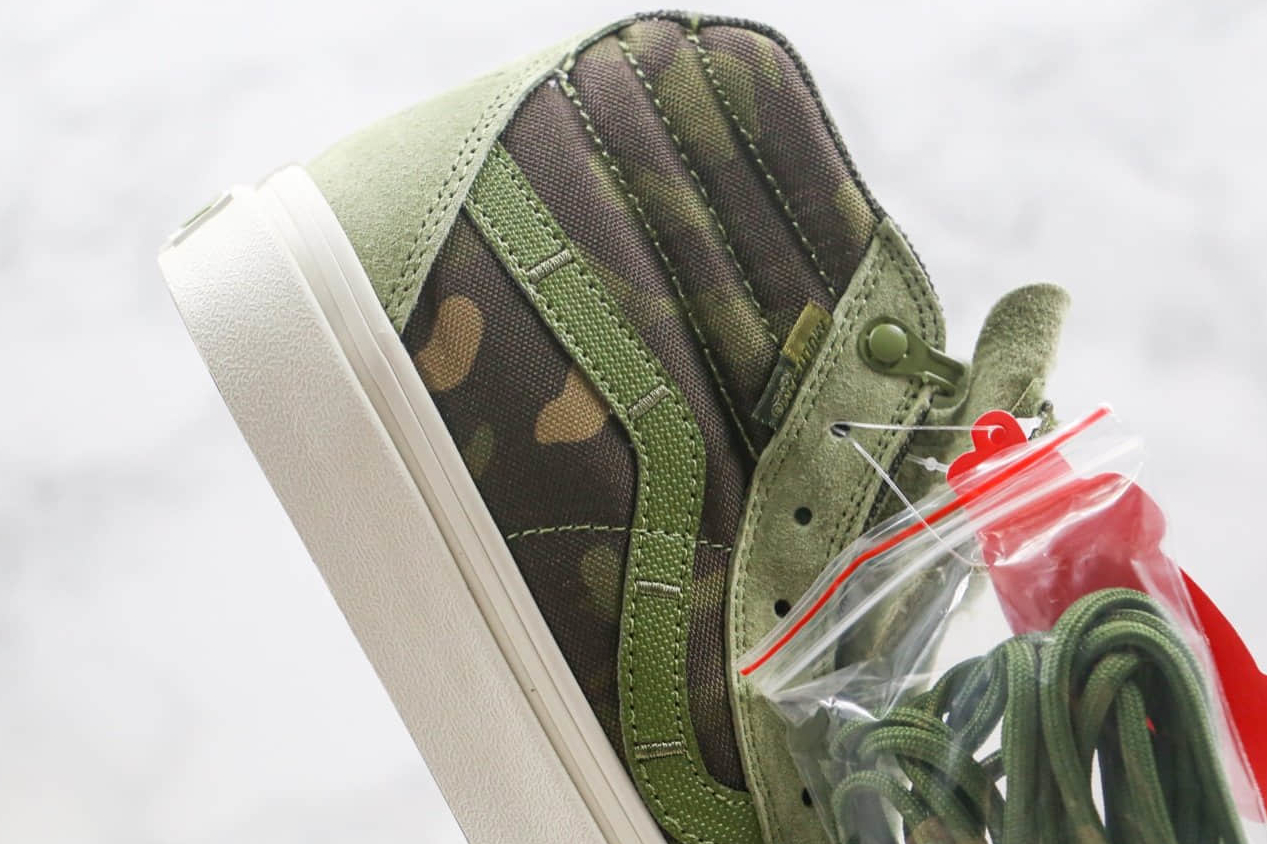 Vans DEFCON x Sk8-Hi Notchback Pro 'Jungle' – Limited Edition High-Top Sneakers Vans DEFCON x Sk8-Hi Notchback Pro 'Jungle' – Limited Edition High-Top Sneakers