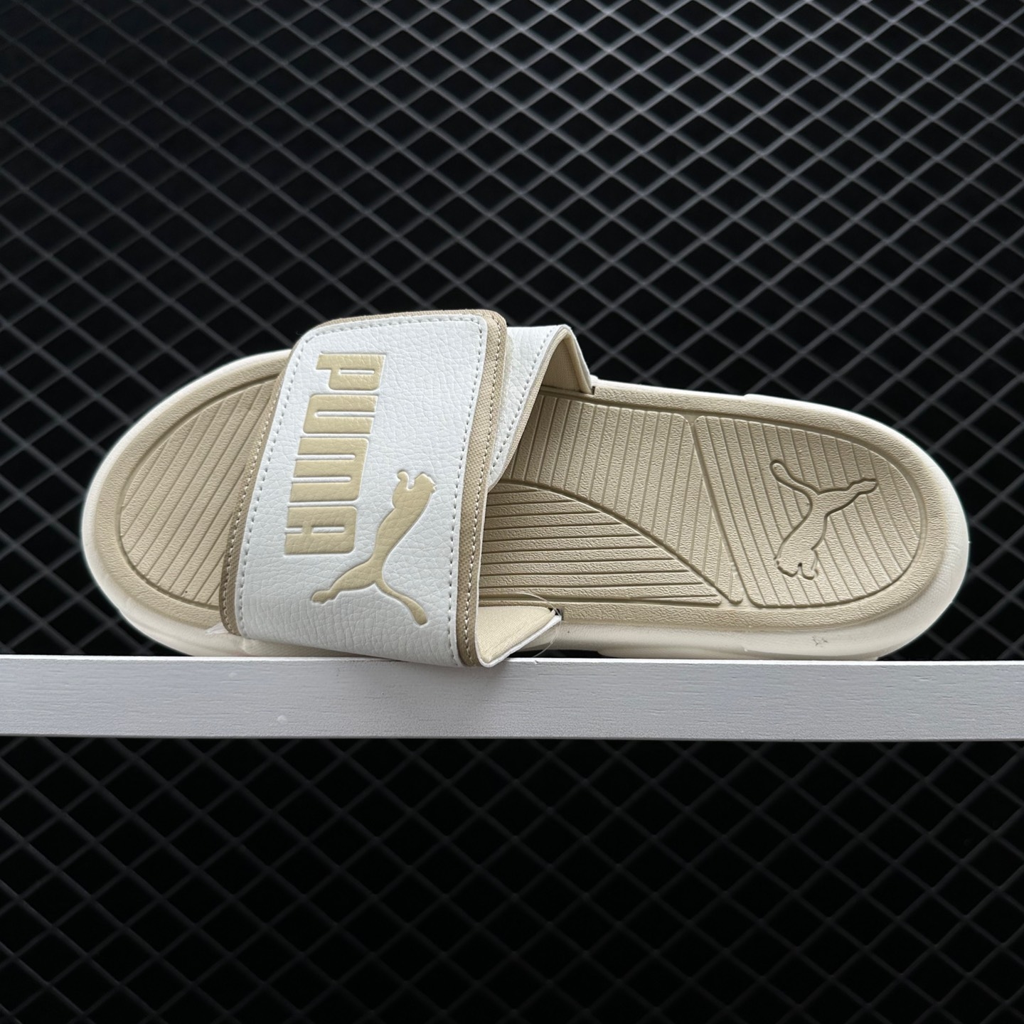 Puma Royal Cat Comfort Slides Men's Sports Soft Slippers Frosted Ivory 372280-23 - Shop Now!