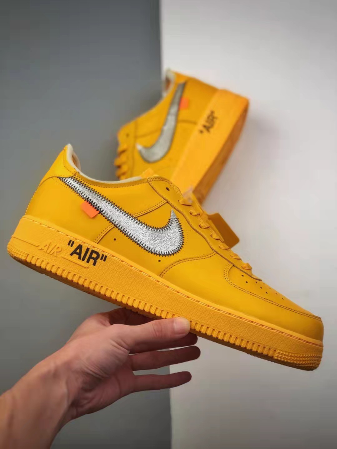 Nike Off-White x Air Force 1 Low 'Lemonade' DD1876-700 - Limited Edition Collaboration Sneakers