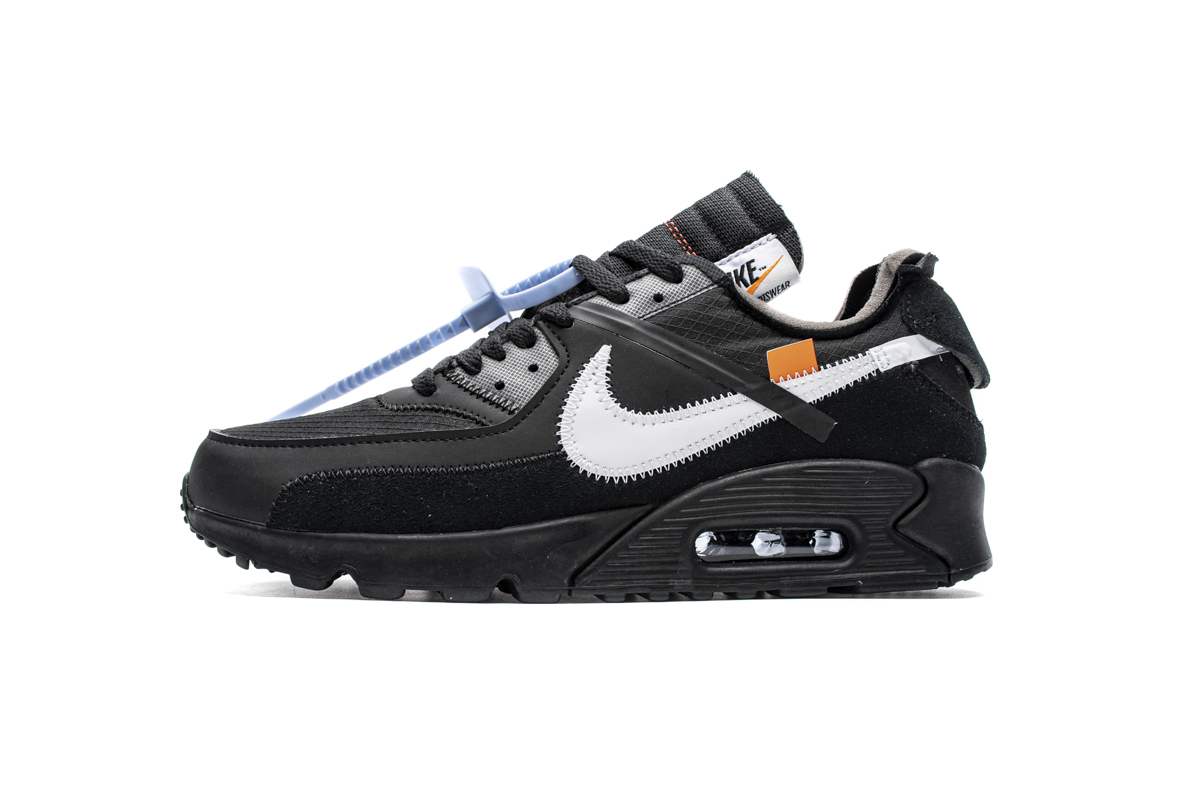 Nike Off-White X Air Max 90 'Black' AA7293-001 - Shop Now for the Hottest Collaboration Sneakers!
