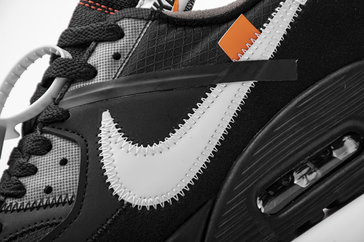 Nike Off-White X Air Max 90 'Black' AA7293-001 - Shop Now for the Hottest Collaboration Sneakers!