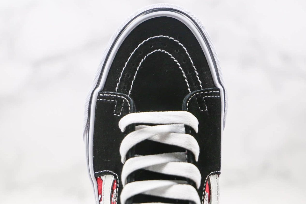 Vans SK8-HI Black Red VN0A4U3C5I2 - Stylish and Classic Skateboarding Sneakers Vans SK8-HI Black Red VN0A4U3C5I2 - Stylish and Classic Skateboarding Sneakers