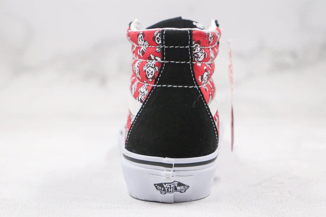 Vans SK8-HI Black Red VN0A4U3C5I2 - Stylish and Classic Skateboarding Sneakers