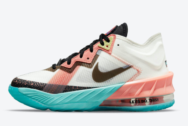 Space Jam x Nike LeBron 18 Low GS 'Lola Bunny' DJ3760-115 - Limited Edition Kids' Basketball Shoes