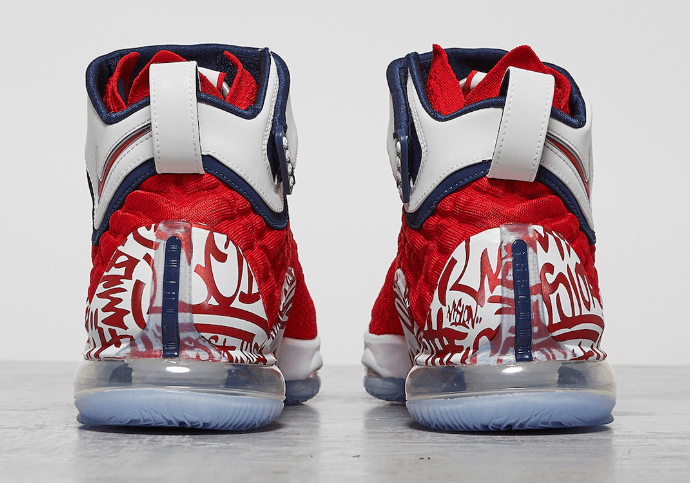 Nike LeBron 17 EP 'LeBron 4 Red Graffiti' CT6052-600 – Iconic Red Graffiti Design for Supreme Court Performance Nike LeBron 17 EP 'LeBron 4 Red Graffiti' CT6052-600 – Iconic Red Graffiti Design for Supreme Court Performance