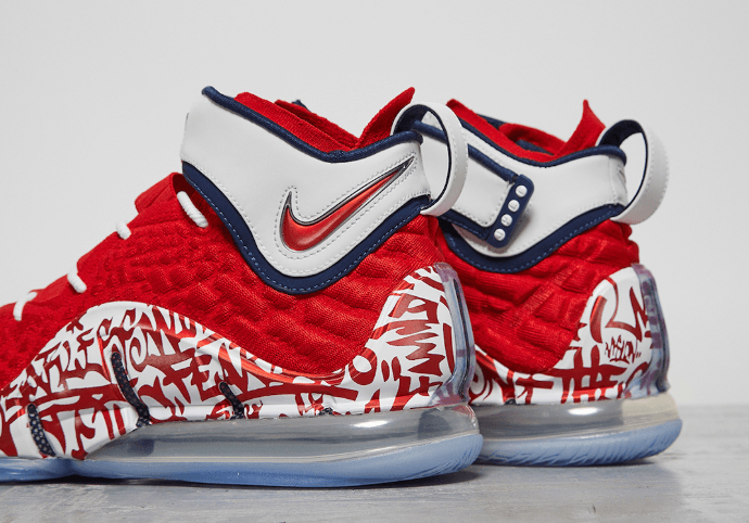 Nike LeBron 17 EP 'LeBron 4 Red Graffiti' CT6052-600 – Iconic Red Graffiti Design for Supreme Court Performance Nike LeBron 17 EP 'LeBron 4 Red Graffiti' CT6052-600 – Iconic Red Graffiti Design for Supreme Court Performance