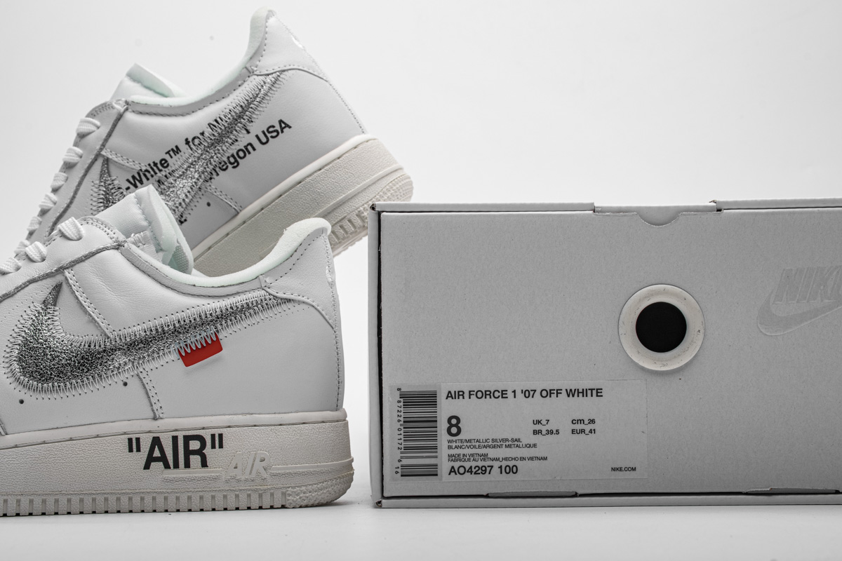 Nike OFF-WHITE X Nike Air Force 1 'ComplexCon Exclusive' AO4297-100 | Limited Edition Sneakers