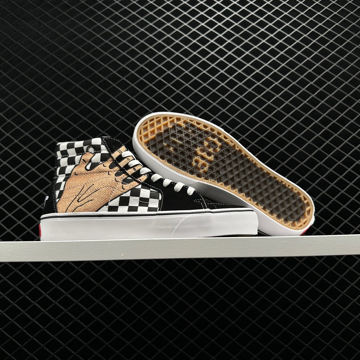 Vans Imran Potato x SK8-Hi VR3 LX 'Checkerboard' Black White - Limited Edition Sneaker Vans Imran Potato x SK8-Hi VR3 LX 'Checkerboard' Black White - Limited Edition Sneaker