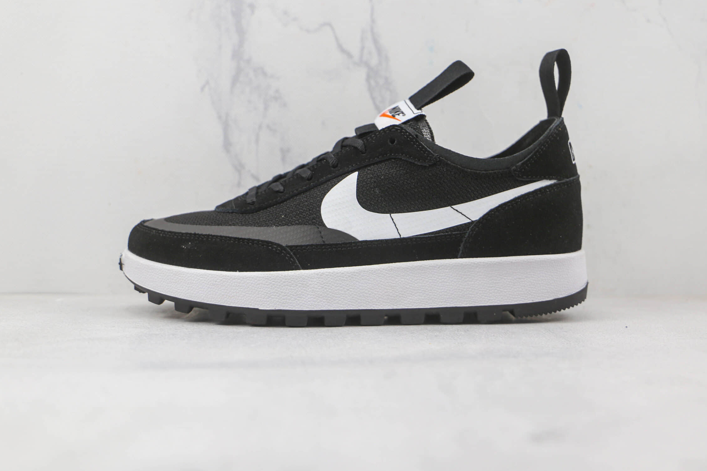 Tom Sachs x NikeCraft General Purpose Shoe Black White DA6672-500 | Limited Edition Collaboration | Top Quality Construction | Free Shipping