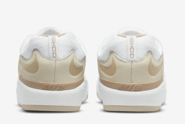 Nike SB Ishod White Beige DH1030-100 - Premium Skateboarding Shoes