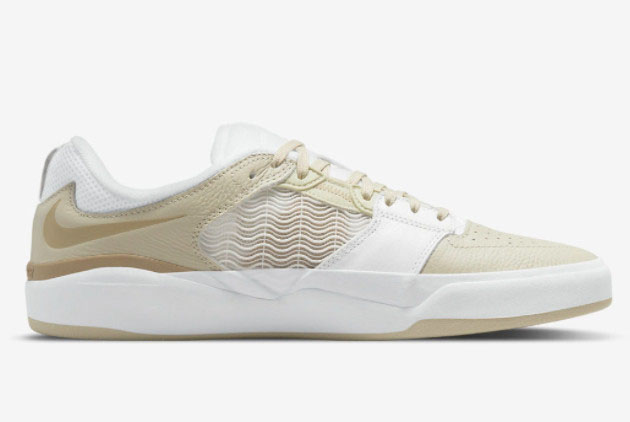 Nike SB Ishod White Beige DH1030-100 - Premium Skateboarding Shoes