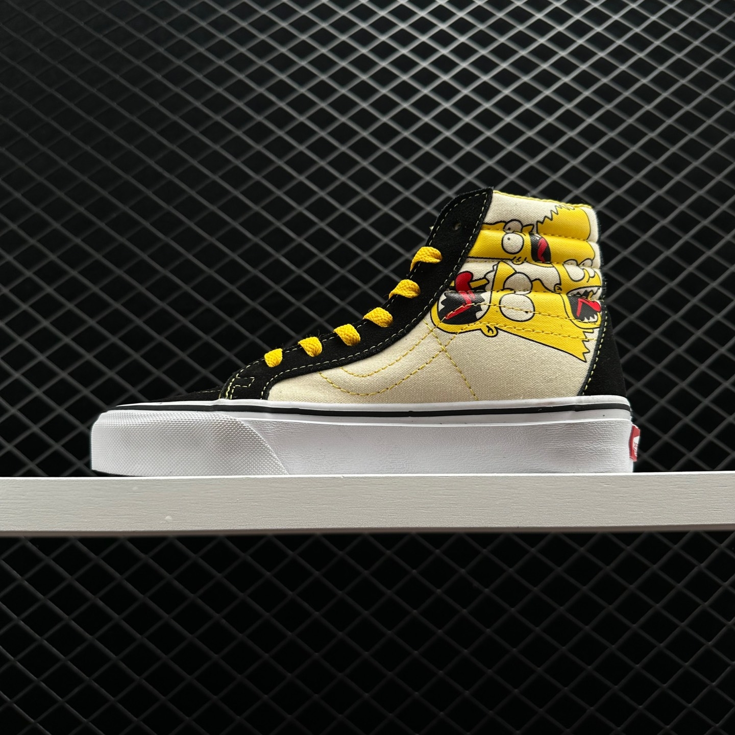Vans X The Simpsons SK8-HI: Black White Yellow Sneakers Vans X The Simpsons SK8-HI: Black White Yellow Sneakers