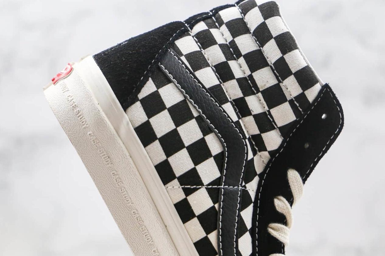 Vans Sk8-Hi Blur Black & White Checkerboard Skate Shoes - Classic Style and Versatile Design for Skaters and Sneakerheads Vans Sk8-Hi Blur Black & White Checkerboard Skate Shoes - Classic Style and Versatile Design for Skaters and Sneakerheads