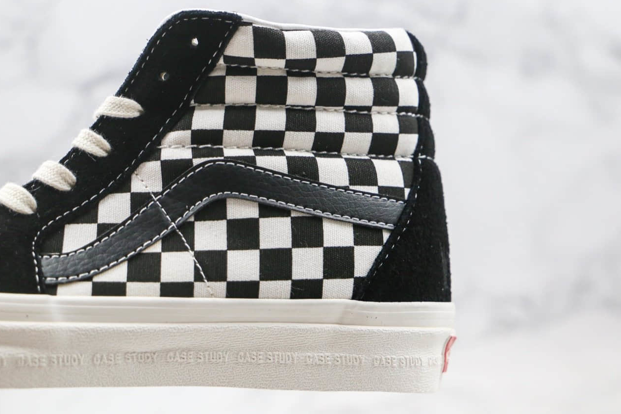 Vans Sk8-Hi Blur Black & White Checkerboard Skate Shoes - Classic Style and Versatile Design for Skaters and Sneakerheads Vans Sk8-Hi Blur Black & White Checkerboard Skate Shoes - Classic Style and Versatile Design for Skaters and Sneakerheads