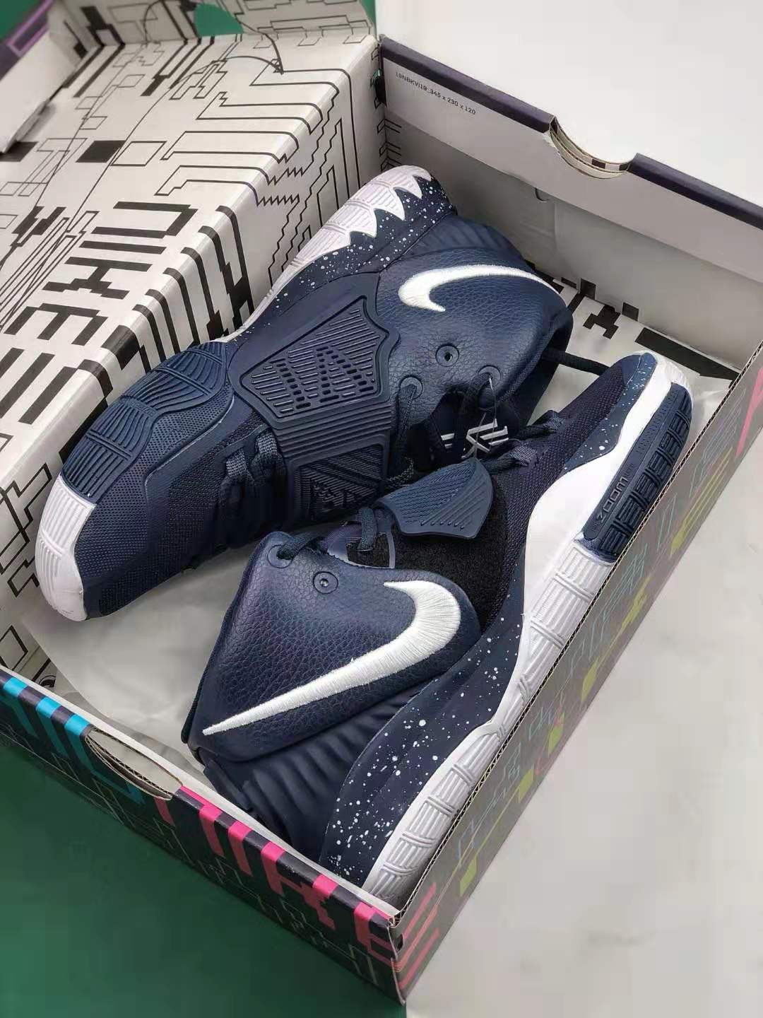 Nike Zoom Kyrie 6 EP Dark Blue Summit White Shoes BQ9377-900 | Stylish and Durable Basketball Footwear Nike Zoom Kyrie 6 EP Dark Blue Summit White Shoes BQ9377-900 | Stylish and Durable Basketball Footwear