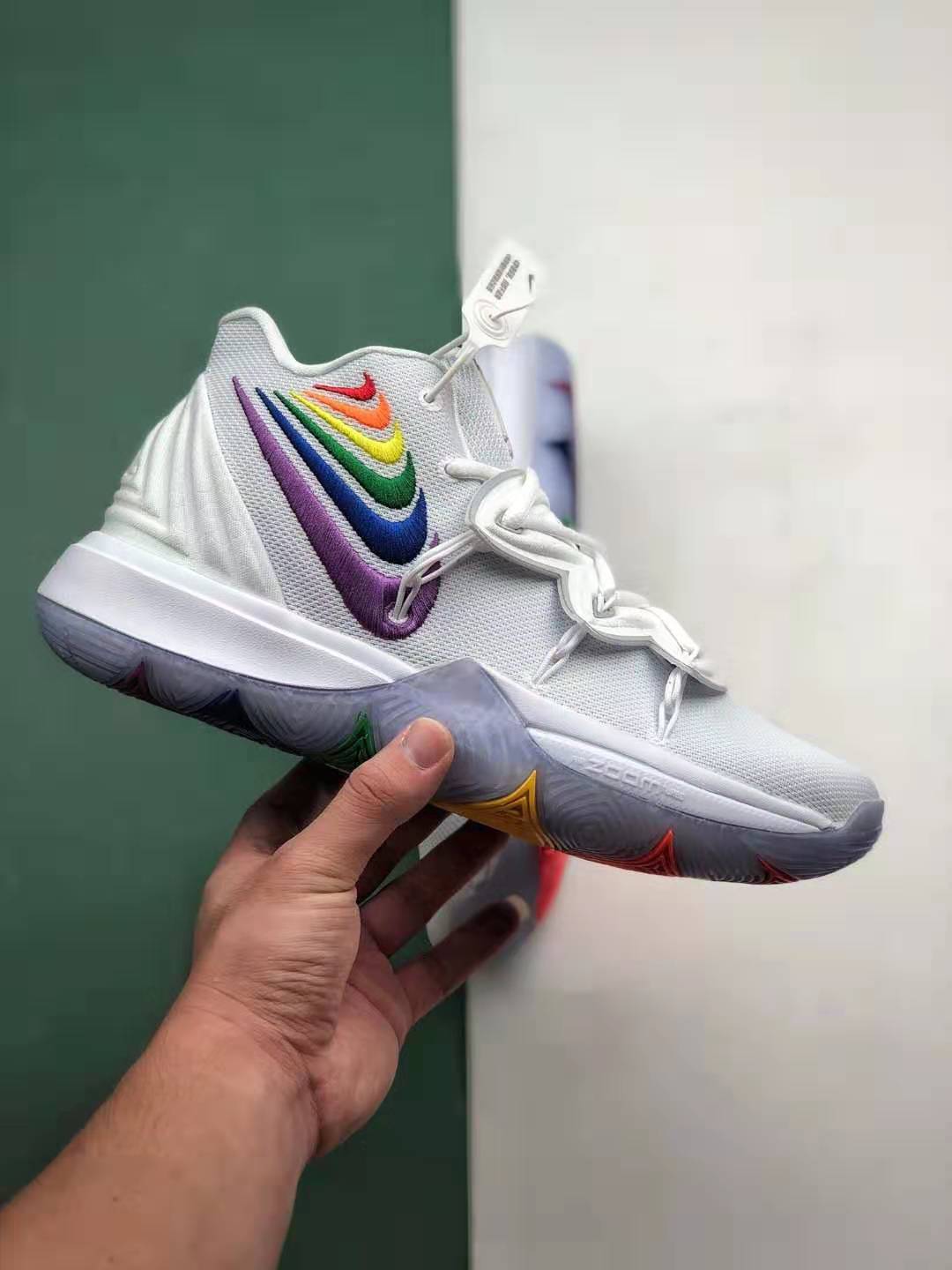 Nike Kyrie 5 BeTrue EP Rainbow Multi-Color CH0521-117 - Stylish Multicolored Basketball Shoes