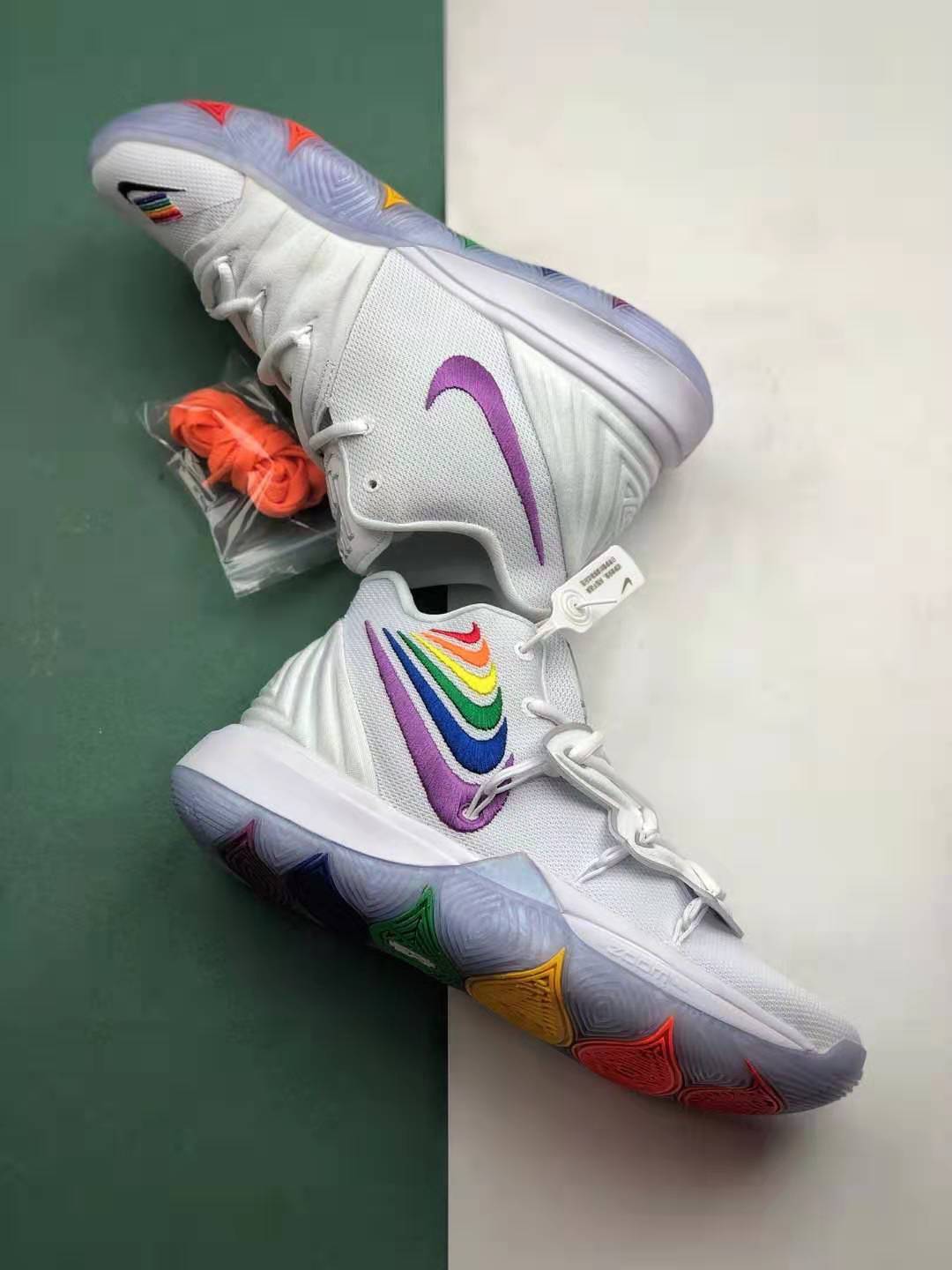 Nike Kyrie 5 BeTrue EP Rainbow Multi-Color CH0521-117 - Stylish Multicolored Basketball Shoes