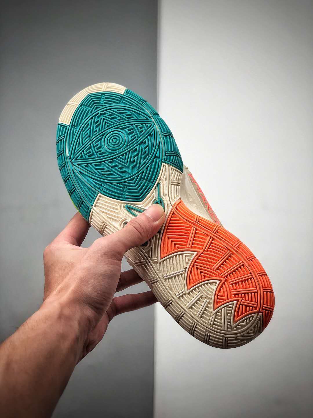 Nike Kyrie 6 Beige Cream Bright Crimson Green Yellow Irving Basketball Shoes CD5031-101 Nike Kyrie 6 Beige Cream Bright Crimson Green Yellow Irving Basketball Shoes CD5031-101