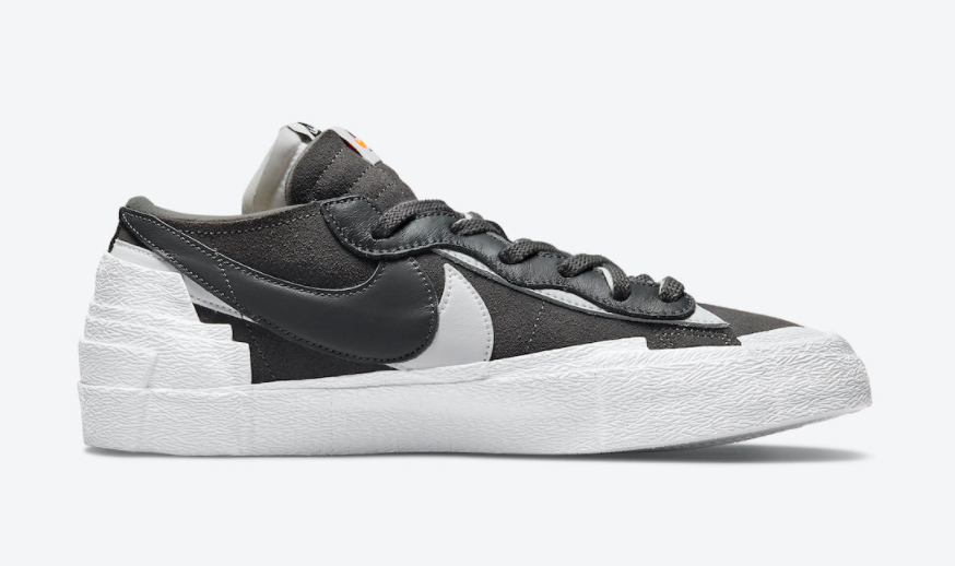 Nike sacai x Blazer Low 'Iron Grey' DD1877-002 - Limited Edition Collaboration Footwear