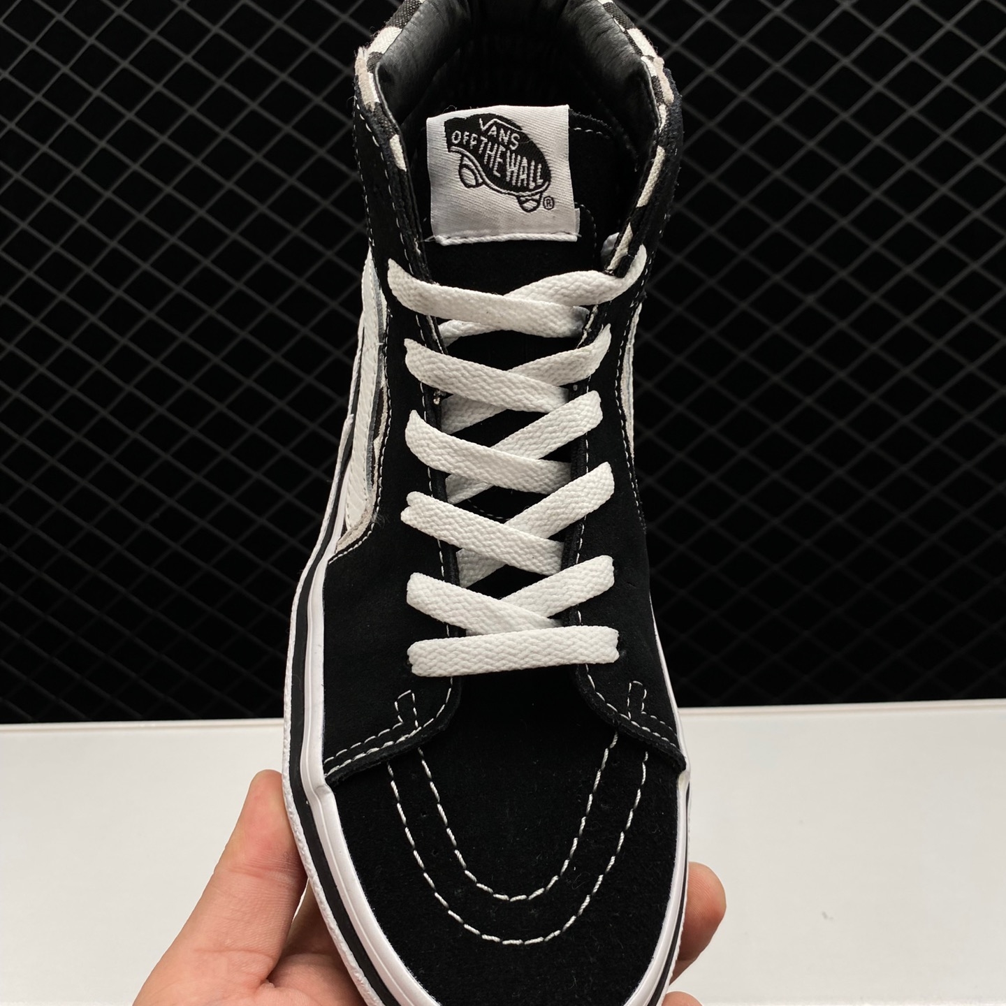 Vans SK8-HI Bolt Checkerboard Black White - Limited Edition Vans SK8-HI Bolt Checkerboard Black White - Limited Edition