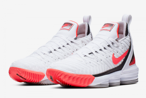 Nike LeBron 16 'Hot Lava' White/Hot Lava-Flat Silver CI1521-100 - Stylish and Functional Basketball Sneakers Nike LeBron 16 'Hot Lava' White/Hot Lava-Flat Silver CI1521-100 - Stylish and Functional Basketball Sneakers