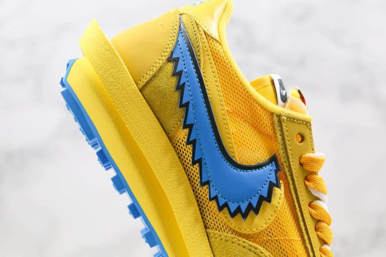 Sacai x Nike LVD Waffle Daybreak Yellow Royal Blue BV5378-700: Iconic Collaboration with Bold Colors | Limited Edition