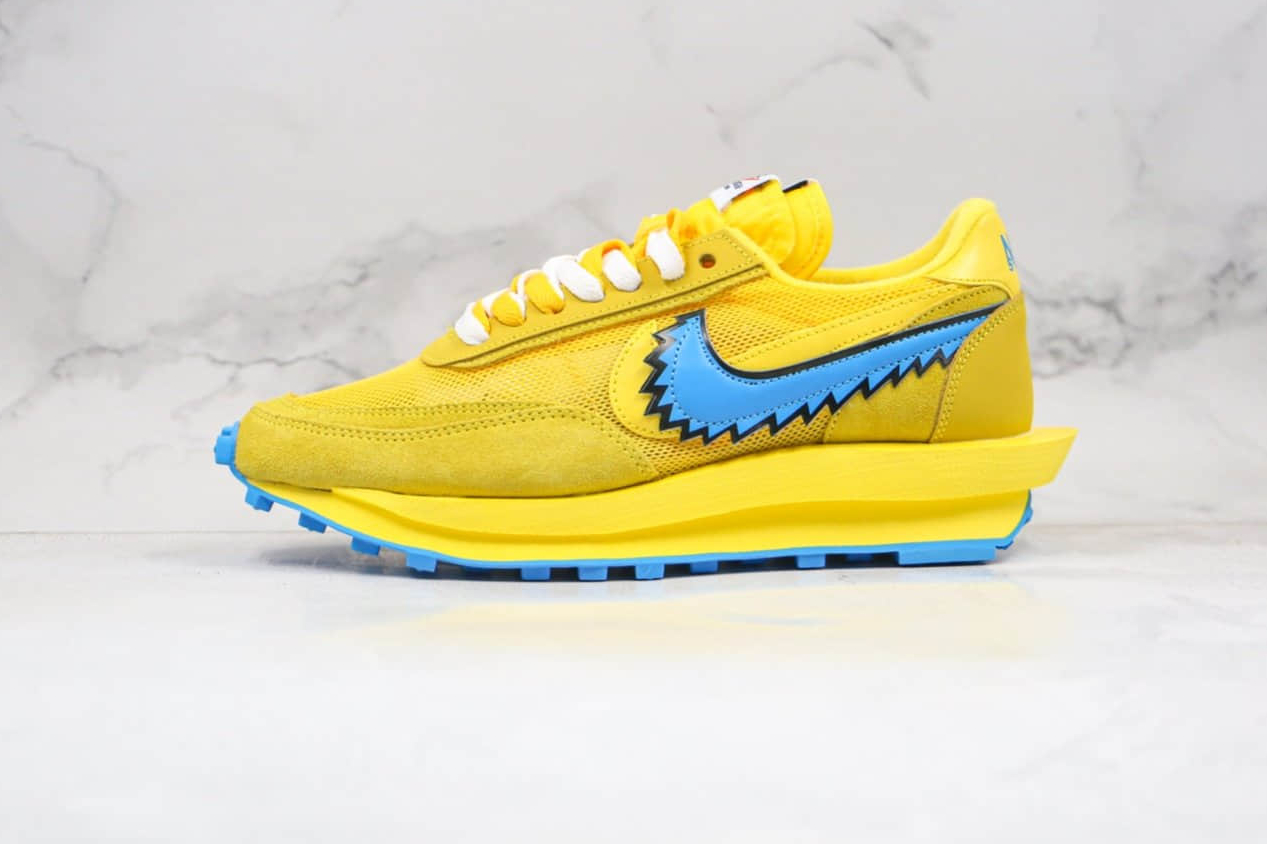 Sacai x Nike LVD Waffle Daybreak Yellow Royal Blue BV5378-700: Iconic Collaboration with Bold Colors | Limited Edition