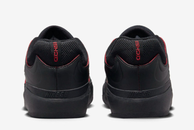 Nike SB Ishod 'Bred' DV5473-001 - Get the Sleek Black and Red Skate Shoes